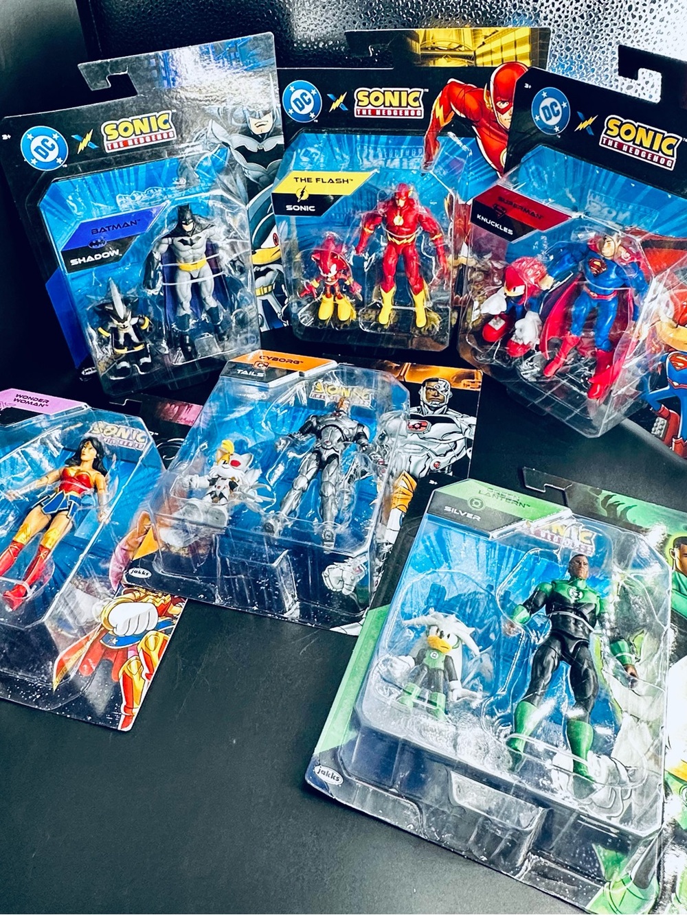 DC x Sonic Heroes Action Figures Full set of 6